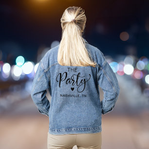 Veste En Jean Bachelorette de Cute Nashville