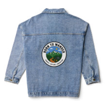 Badge du camp d'aventure de montagne Born to Wande
