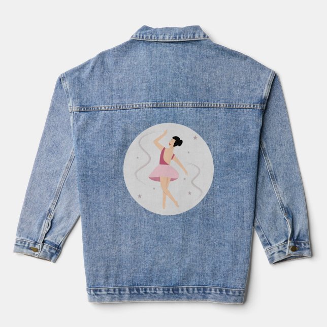 Veste En Jean Bailarina de ballet (Verso)
