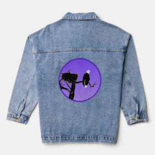 Veste En Jean Bald Eagle at Sunset - Art original de la faune