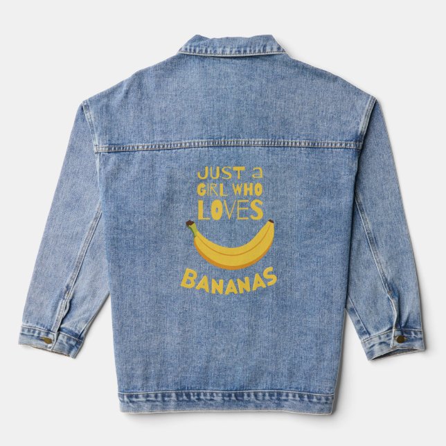 Veste En Jean Banana Love (Verso)