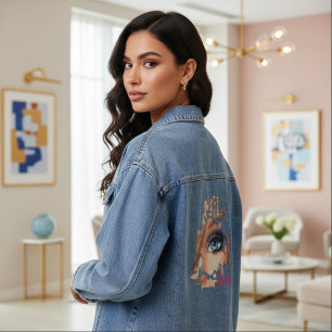 Veste En Jean Barbe