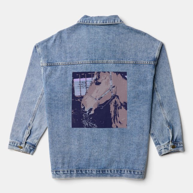 Veste En Jean Barn Horse (Verso)
