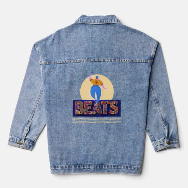 Veste En Jean battements de tambour (Verso)