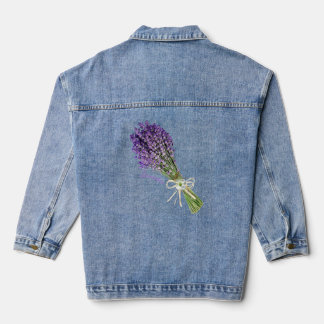 Veste En Jean Belle Lavande Fleurs Lavande Lavande Botanique