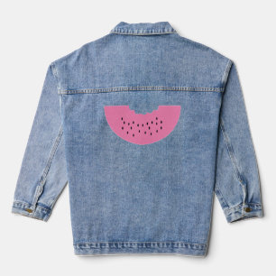 Veste En Jean Belle tranche de pastèque - sucrée, juteuse et est