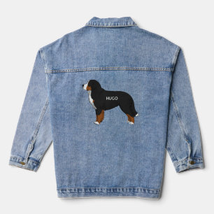 Veste En Jean Bernese Mt Amoureux des chiens