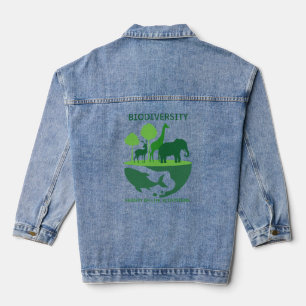 Veste En Jean Biodiversité Harmony Grey