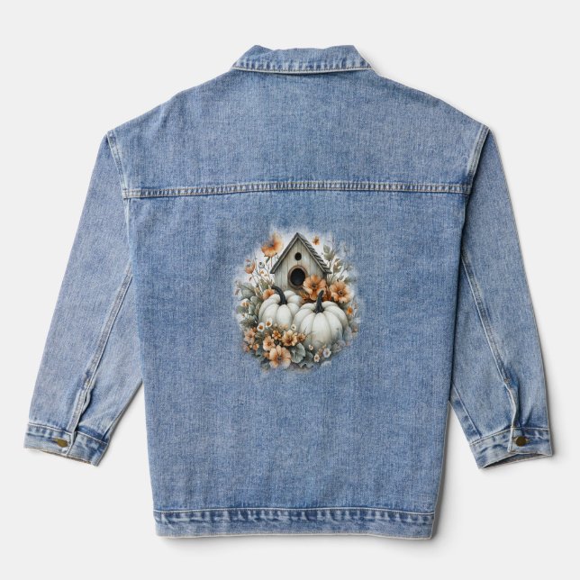 Veste En Jean Birdhouse Shirt Country Citrouille (Verso)