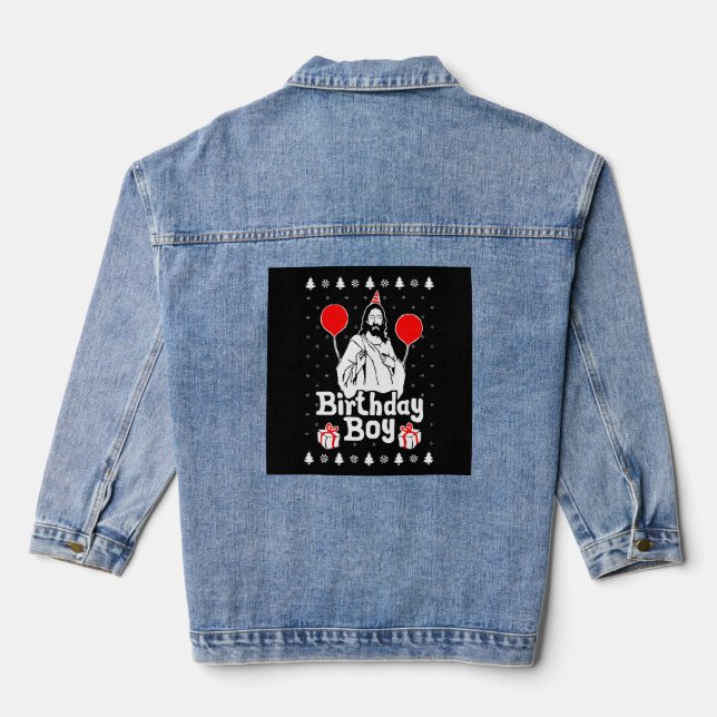 Veste En Jean Birthday Boy (Verso)