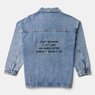 Veste En Jean Biter d'ankle