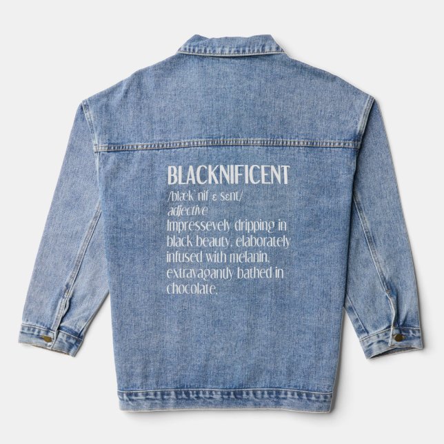 Veste En Jean Blackamplification (Verso)