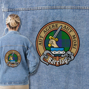 Veste En Jean Blason de Clan Barclay sur tartan