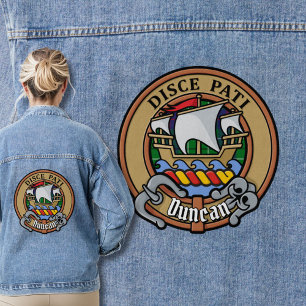 Veste En Jean Blason du clan Duncan sur tartan