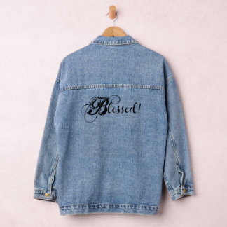 Veste En Jean Blessed! Denim Jacket (Black)