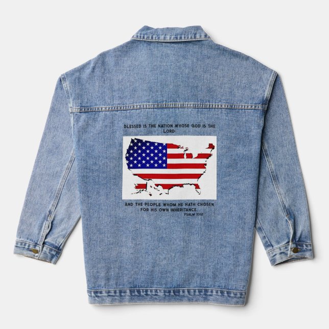 Veste En Jean Blessed Nation Denim Jacket (Verso)