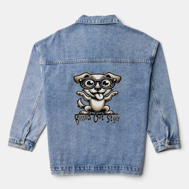 Veste En Jean Blissed out dog (Verso)