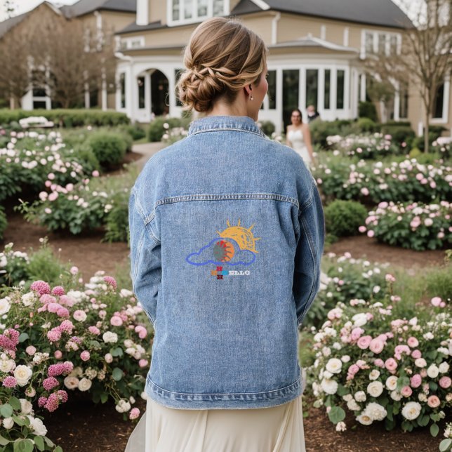 Veste En Jean  Body bébé mignon  (Mariage Retour)