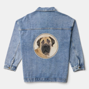 Veste En Jean Boerboel Peinture - Cute Original Chien Art