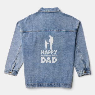 Veste En Jean Bonne Fête des pères papa meilleur papa jamais pat