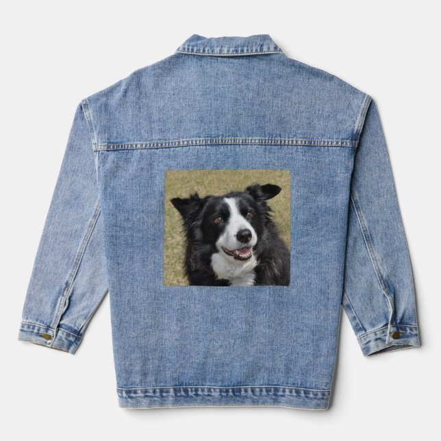 Veste En Jean Bordure Collie (Verso)