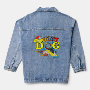 Veste En Jean Bordure Collie Cadeaux d'agilité