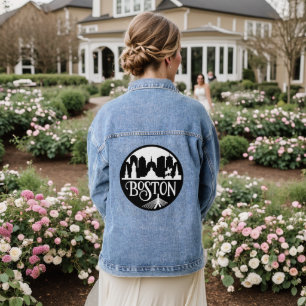 Veste En Jean Boston Skyline