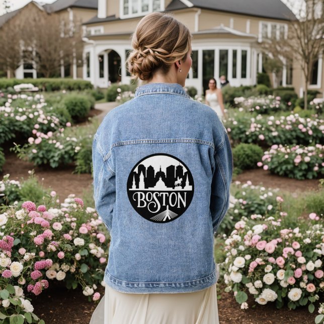 Veste En Jean Boston Skyline (Mariage Retour)