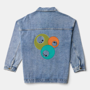 Veste En Jean Boules de bowling modernes du milieu du siècle