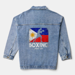 Veste En Jean Boxe philippine Style philippin Boxe philippine