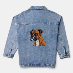 Veste En Jean Boxer Bark Designs Punchy Graphic designs