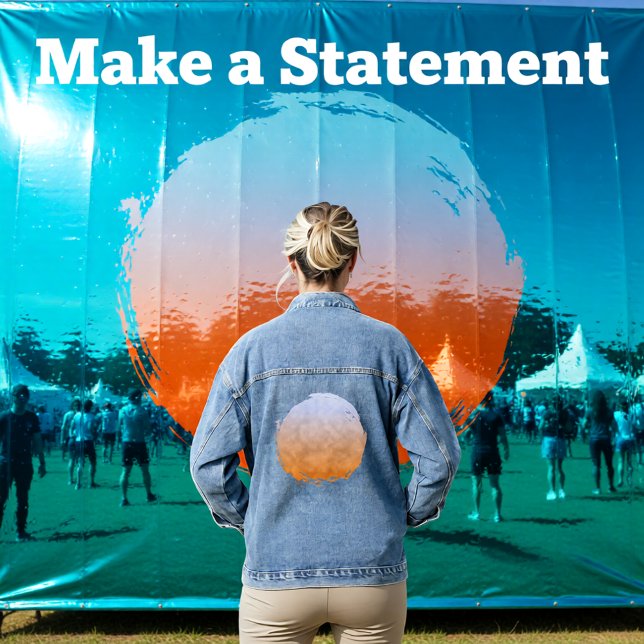 Veste En Jean Braises dans le ciel (Créateur téléchargé)