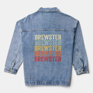 Veste En Jean Brewster Massachusetts Brewster MA Retro Vintage T