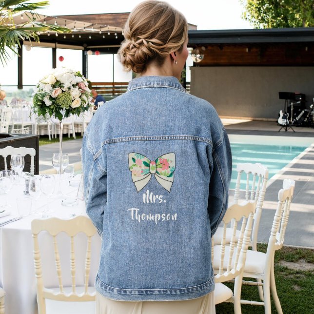 Veste En Jean Bride and bridesmaids jackets / personalized  (Créateur téléchargé)