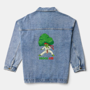 Veste En Jean Brocco Lee Fun Végétarien Karate Broccoli Végétal