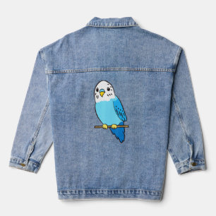 Veste En Jean Budgie Bird Parakeet Cute Parakeet Blue
