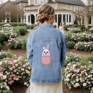 Veste En Jean Bunny de poches