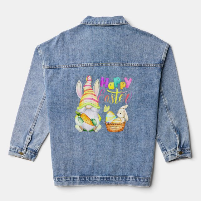 Veste En Jean Bunny Gnome Rabbit (Verso)