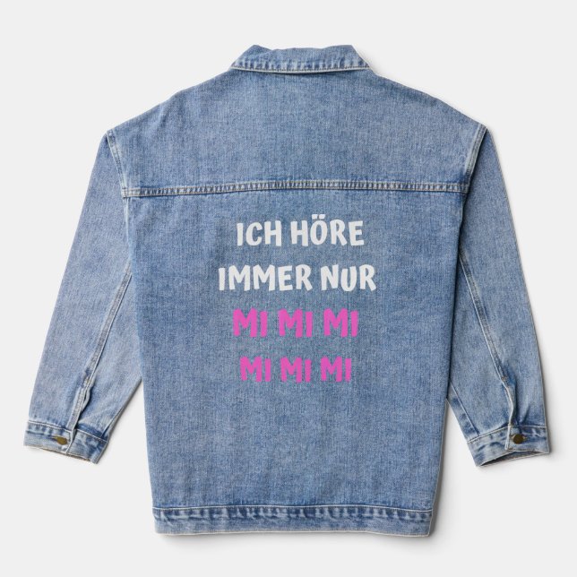 Veste En Jean Bureau de travail de Mimi Nerve Saw Jammer (Verso)