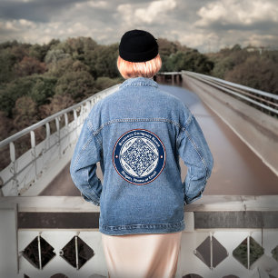 Veste En Jean Business Scan QR Code Promotion marketing personna