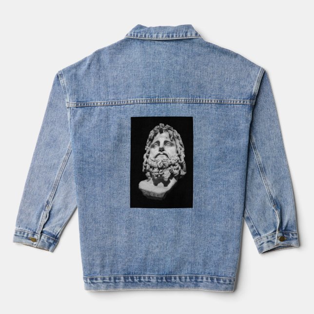 Veste En Jean Buste gréco-romain (Verso)