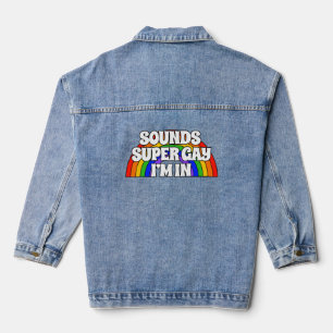 Veste En Jean Ça Semble Super Gay. J'y suis.
