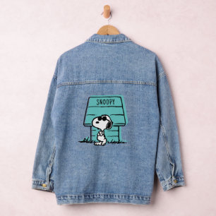 Veste En Jean cacahuètes   Snoopy Be Real