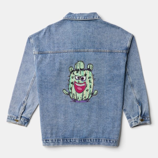 Veste En Jean Cactus avec attitude (Verso)