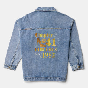 Veste En Jean cadeau d'anniversaire svg, maman