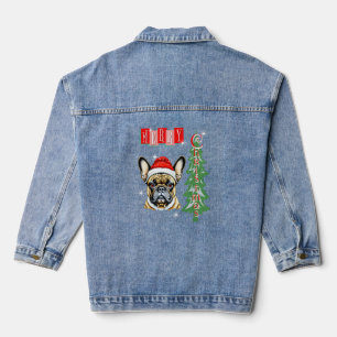 Veste En Jean Cadeau de Noël pour Bulldog