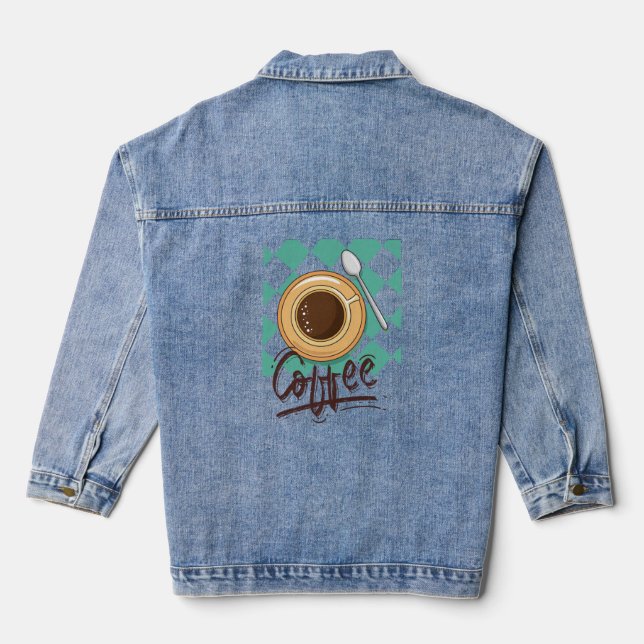 VESTE EN JEAN CAFÉ (Verso)