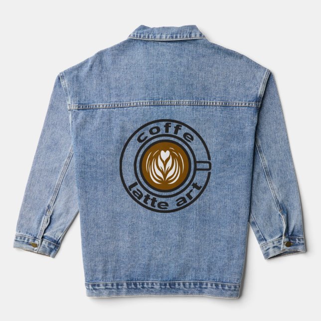 Veste En Jean café (Verso)