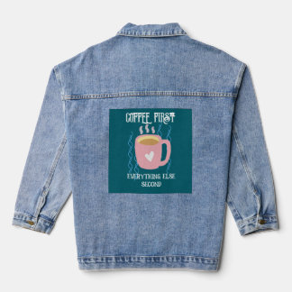 Veste En Jean Café d'abord