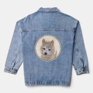 Veste En Jean Cairn Terrier Peinture Chiot - Art Chien original
